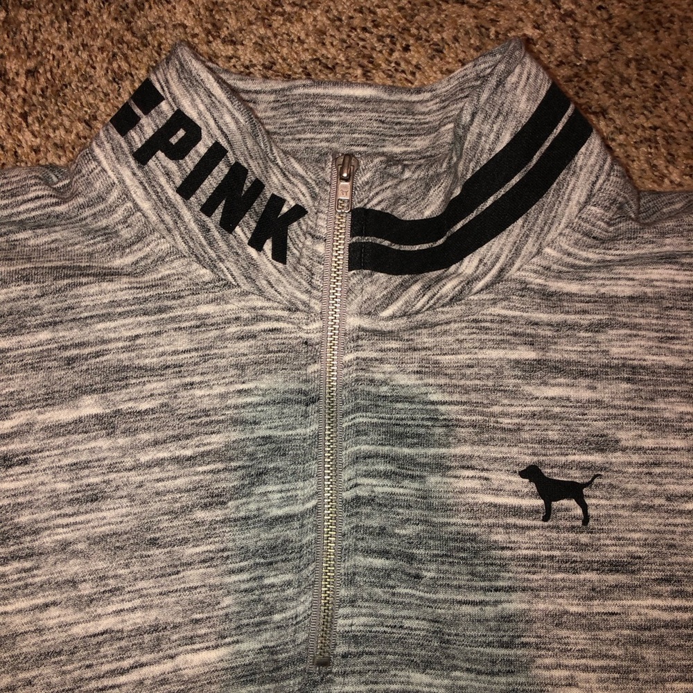 PINK Victoria’s Secret quarter zip - Picture 3 of 6